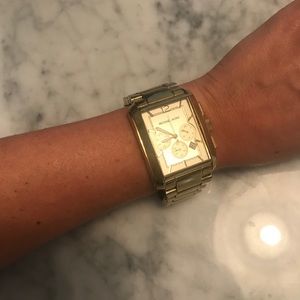 Gold Michael Kors watch